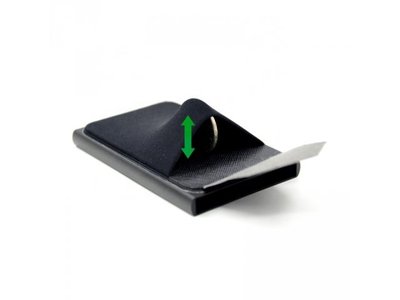 Aluminiowy cienki portfel rfid etui karty czarny